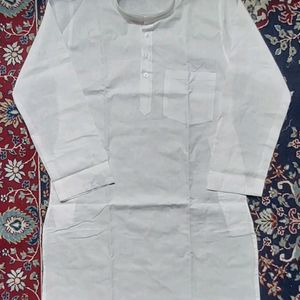 Plain White *Kurta Pajama set*