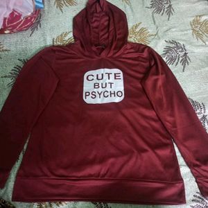 Maroon Hoodie Top (New)