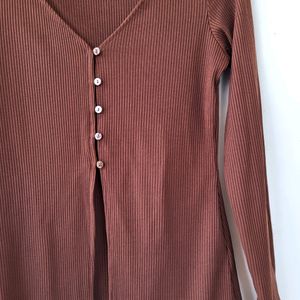 H&M Brown Cardigan/ Size-S