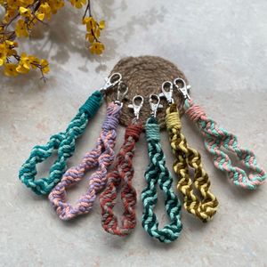 Macrame Keychain Wristlet