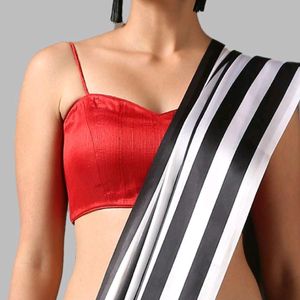 Noodle Sleeve Backless Padded Santun Blouse