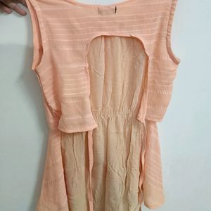 Peach Coloured Casual Wear Top