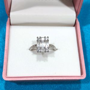 925 Italian Silver Ladies Ring