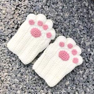 Handmade Crochet Cute Paw Hand Warmers