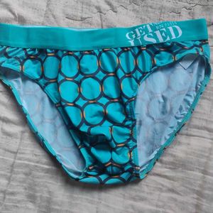 Sea Green Silky Briefs