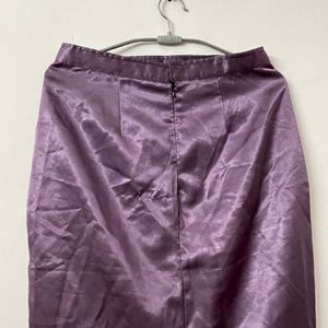 SATIN SKIRT