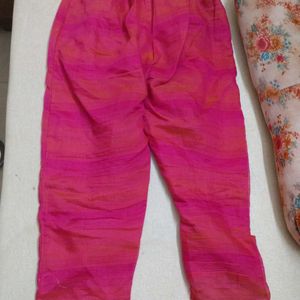 Pink Kurta Suit Set With Dupatta