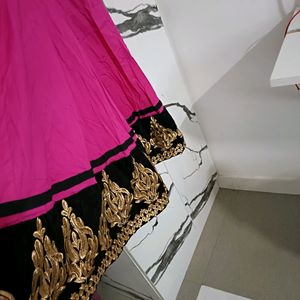 Cotton & Velvet Anarkali