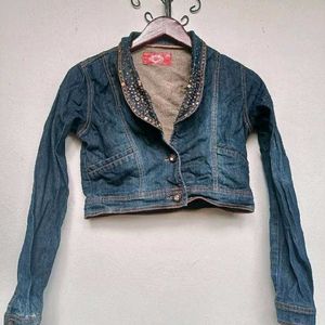 Cropped Denim Jacket