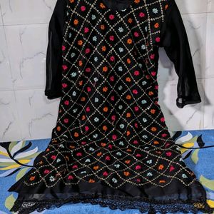 Black Kurta