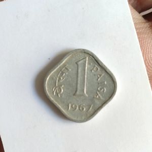 One  Paise 1967 Coin Collection (1oldcoin