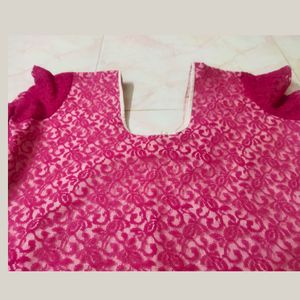 Rose Net Kurtha