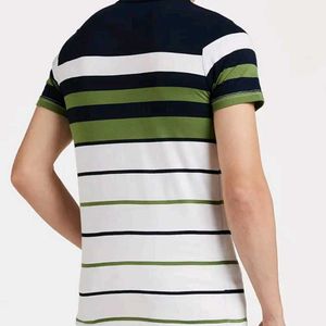 Stripped Slim Polo Tshirt