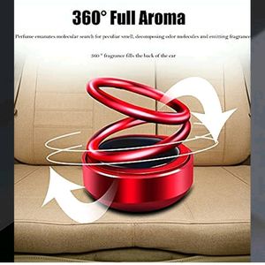 Solar Power Car Aroma Diffuser 360°Double Ring