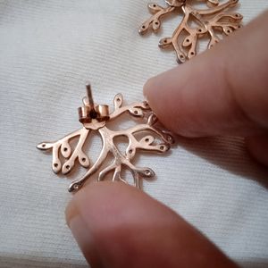 Malabar Rose Gold SP925 Silver Earrings/Studs