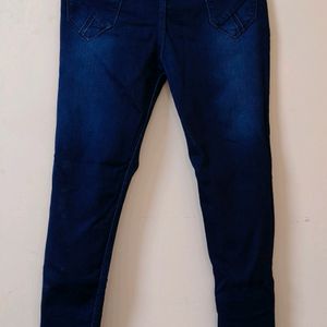 Dark blue High Waist Denims