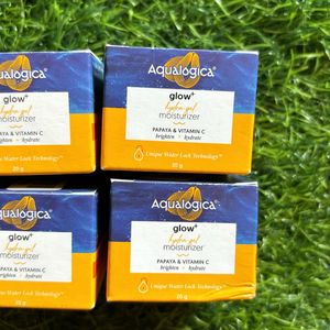 Aqua logics Glow+ Hydra Gel MOISTURIZER Pack Of 4