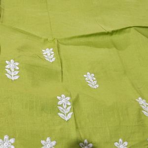 Lucknowi Embroidery Dress Material