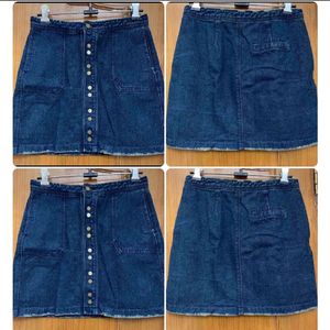 Denim Mini Skirts (2)