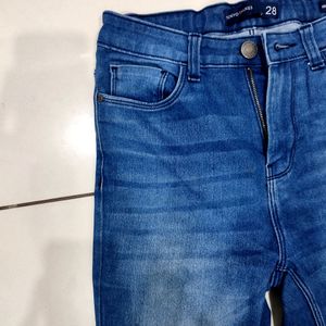 Navy Blue Denim Jeans