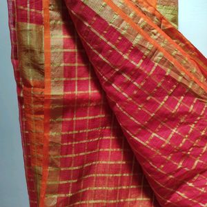 Red & Orange Saree