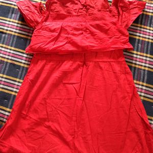 Beautiful Red Dress For Women❤️