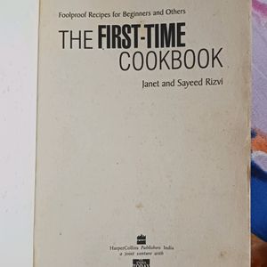 The First Time Cook Book By Janet And Sayeed