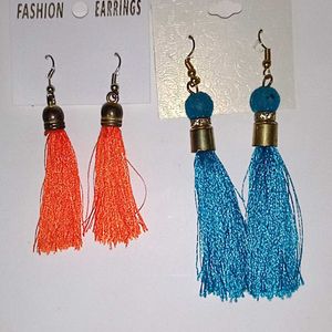 2 Set Of Thread Earrings