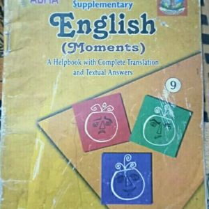 Class 9 ENGLISH moments Book