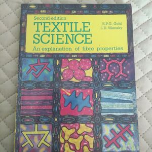 Textile Science 2nd Edition By GOHL