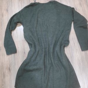 H&M Forest Green Long Cardigan