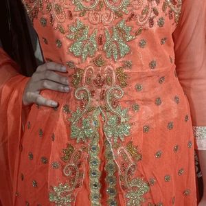 Indo Western Lhnga Choli & Dupatta