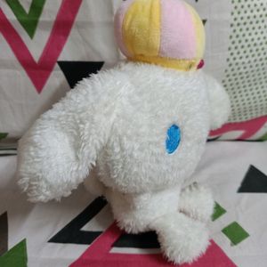 Cinnamoroll Fuzzy Plushie With Crown