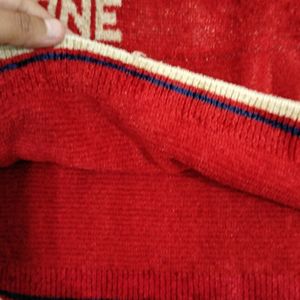 Red Velvet Winter Wear Sweater