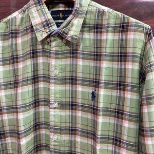 Ralph Lauren Green Checks Shirt For Men’s