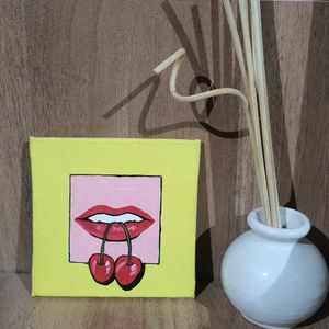 Cherry Lips Canvas