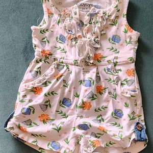 Floral Cute Girl Romper *2