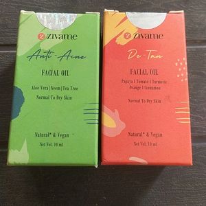 Zivame Facial Oill Natural & Vegan Pack Of 2