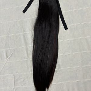 🆕Natural Black Ribbon ponytail Hair Extension