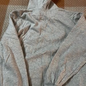 Grey Hooded Sweatshirt