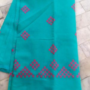 Beautiful Saree With Stiched Blouse