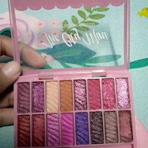 16 Shades Eye-shadow Palette + One Freebies