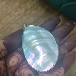 Natural Abalone Shell Pendent