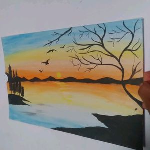 🌅Sunsets Evening View Waters Painting