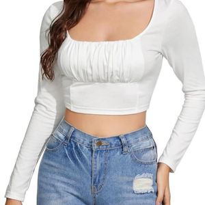 White Crop Top