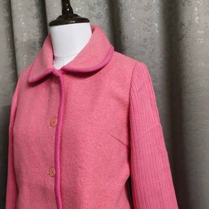 🆕 Bubblegum Pink Long Sleeves Coat