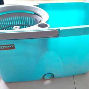 Classic Spin Mop Bucket With 1 Refill