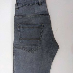 Men's Grey Slim Fit Jeans (30)