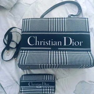 Christian Dior Handbag With Wallet