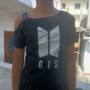 BTS Black Top For Girls